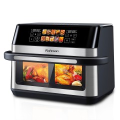 Rohnson Air Fryer με Διπλό Αποσπώμενο Κάδο 12lt Ασημί R-2882 Rohnson Air Fryer με Διπλό Αποσπώμενο Κάδο 12lt Ασημί R-2882